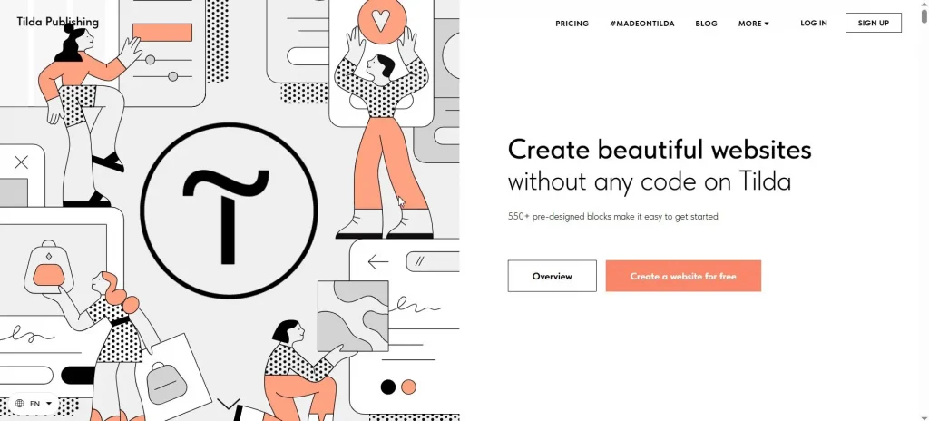 no-code website design