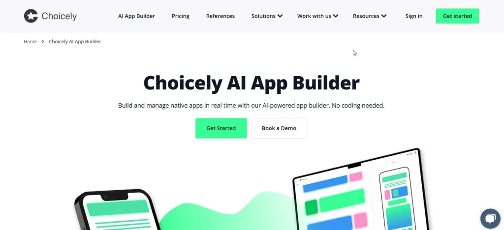 no-code mobile app