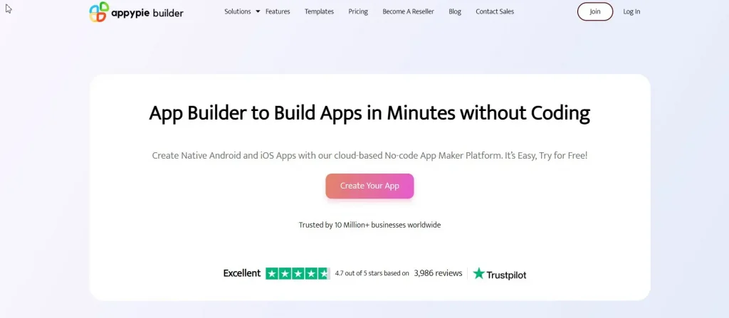 no-code mobile app